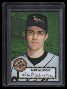 2001 Topps Heritage Chrome cp11 Mike Mussina 428/552