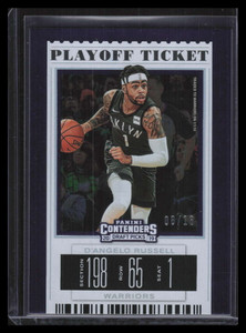 2019-20 Panini Contenders Draft Picks Playoff Ticket 10 D'Angelo Russell 8/18