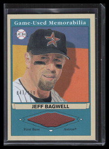2003 Upper Deck Play Ball Game Memorabilia Tier 2 jb2 Jeff Bagwell Jersey 47/150