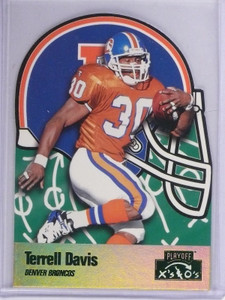1996 Playoff Prime X's & O's Terrell Davis #163 *62805
