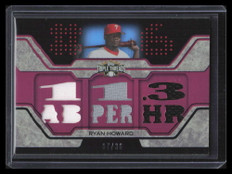 2008 Topps Triple Threads Relics 111 Ryan Howard Triple Jersey 7/36