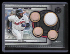2023 Topps Museum Primary Pieces Amethyst Josh Bell Quad Bat Jersey 15/15