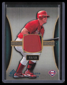 2004 SP Game Used Patch Premium JT Jim Thome Patch 40/50