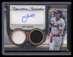 2023 Topps Museum Signature Swatches Autographs Jeff McNeil Jersey Auto 130/299