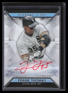 2019 Topps Diamond Icons Red Ink Autographs RIFT Frank Thomas Auto 21/25