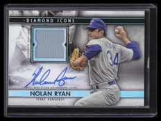 2019 Topps Diamond Icons Autograph Relics SPANR Nolan Ryan Jersey Auto 3/10