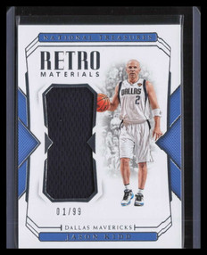 2018-19 Panini National Treasures Retro Materials 28 Jason Kidd Jersey 1/99