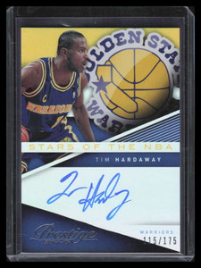 2014-15 Prestige Premium Stars of the NBA Signatures Tim Hardaway Auto 115/175