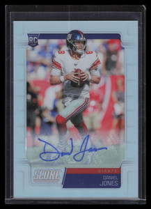 2019 Score Rookie Autographs 441 Daniel Jones Rookie Auto 27/75 Chronicles