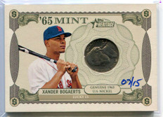 2014 Topps Heritage '65 Mint 65mxb Xander Bogaerts Rookie 1965 U. S. Nickel 7/15