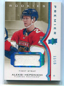 2020-21 Upper Deck Premier Fight Strap 84 Aleksi Heponiemi Rookie Patch 11/15