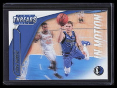 2018-19 Panini Threads In Motion 15 Luka Doncic Rookie