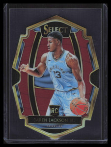 2018-19 Select Prizms Maroon Die Cut 132 Jaren Jackson Jr. Rookie 64/175