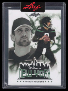 2023 Leaf Welcome to New York wtnyb1 Aaron Rodgers /558