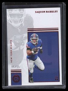 2022 Panini Encased Ruby 81 Saquon Barkley 15/15