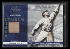 2001 Donruss Classics Stadium Stars ss5 Ty Cobb Forbes Field Seat