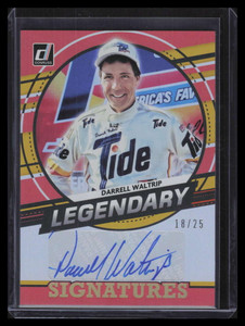 2022 Donruss Legendary Signatures Red 6 Darrell Waltrip Auto 18/25