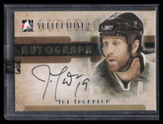 2007-08 ITG Superlative Autographs Gold AJT Joe Thornton Auto /10