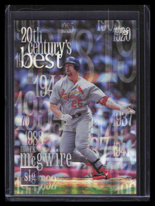 2000 Topps 20th Century Best Sequential cb9 Mark McGwire 550/587