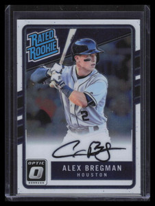 2017 Donruss Optic Rated Rookies Signatures RRSAB Alex Bregman Rookie Auto