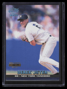 2000 Pacific Platinum Blue 294 Derek Jeter 16/75