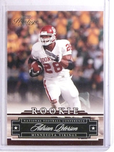 2007 Playoff Prestige Adrian Peterson Rookie RC #155 *66592