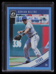 2018 Donruss Optic Carolina Blue Refractor 148 Adrian Beltre 12/50