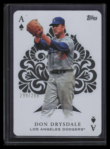 2023 Topps All Aces Black aa60 Don Drysdale 299/299