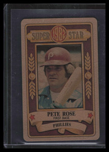 1982 Perma-Graphic Credit Cards Gold 9 Pete Rose