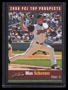 2008 Pacific Coast League Prospects Multi-Ad 33 Max Scherzer Rookie