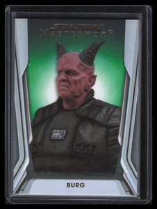 2021 Topps Star Wars Masterwork Green 14 Burg 42/99