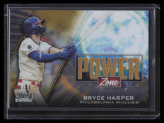 2020 Stadium Club Chrome Power Zone Gold Refractor pz13 Bryce Harper 38/50