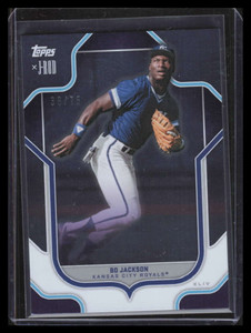 2023 Topps X J-Rod Purple Foil 49 Bo Jackson 36/75