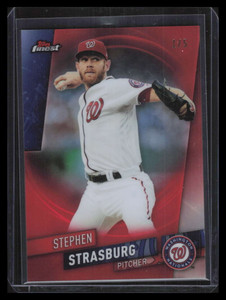 2019 Finest Red Refractor 109 Stephen Strasburg 1/5