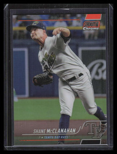 2022 Stadium Club Chrome Orange Refractor 80 Shane McClanahan 24/25