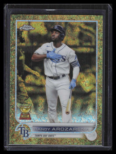 2022 Topps Gilded Chrome Gold Etch Mini-Diamond Refractor Randy Arozarena 42/50