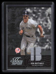 2005 Leaf Century Material Fabric Position 123 Don Mattingly Jersey 187/250