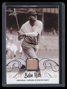 2016 Leaf Babe Ruth Collection Yankee Stadium Seat Silver ys69 Babe Ruth Seat