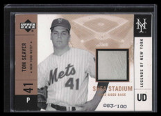 2001 Upper Deck Legends of NY SSTS Tom Seaver Shea Stadium Base 83/100 READ