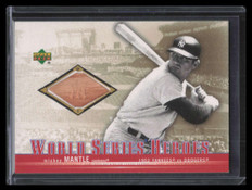 2002 Upper Deck World Series Heroes Memorabilia BMM Mickey Mantle Bat