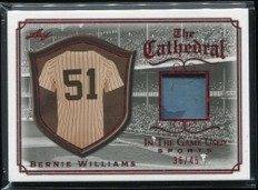 2022 ITG Used The Cathedral Red tc03 Bernie Williams Yankee Stadium Seat 36/45