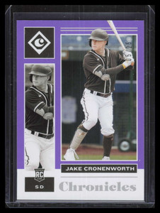 2021 Panini Chronicles Purple 14 Jake Cronenworth Rookie 5/25