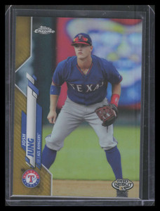 2020 Topps Pro Debut Chrome Gold Refractor pdc10 Josh Jung Rookie 64/75