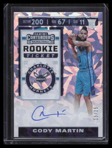 2019-20 Panini Contenders Cracked Ice Ticket 113 Cody Martin Rookie Auto 15/25