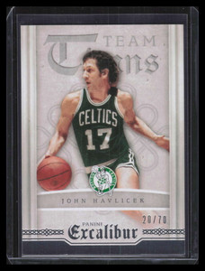 2015-16 Panini Excalibur Team Titans Silver 22 John Havlicek 20/70