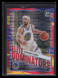 2020-21 Donruss Optic Elite Dominators Red Pulsar 13 Stephen Curry