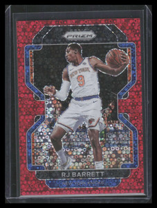 2021-22 Panini Prizm Prizms Fast Break Red Refractor 201 RJ Barrett 59/100