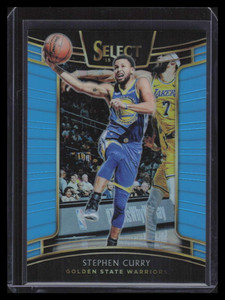 2018-19 Select Prizms Light Blue Refractor 1 Stephen Curry 221/299