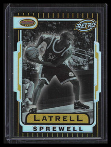 1996-97 Bowman's Best Refractor tb14 Latrell Sprewell RET Retro