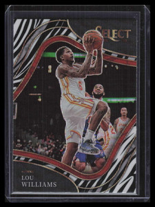 2021-22 Select Prizms Zebra Refractor 239 Lou Williams Courtside